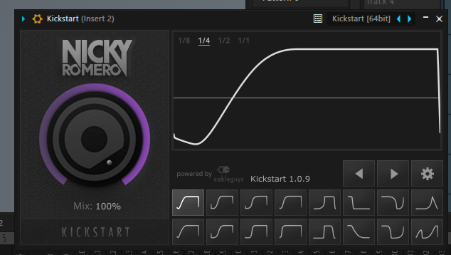 侧链压缩器 – Nicky Romero Kickstart v1.09 PC/MAC-音乐制作资源网音频科学网