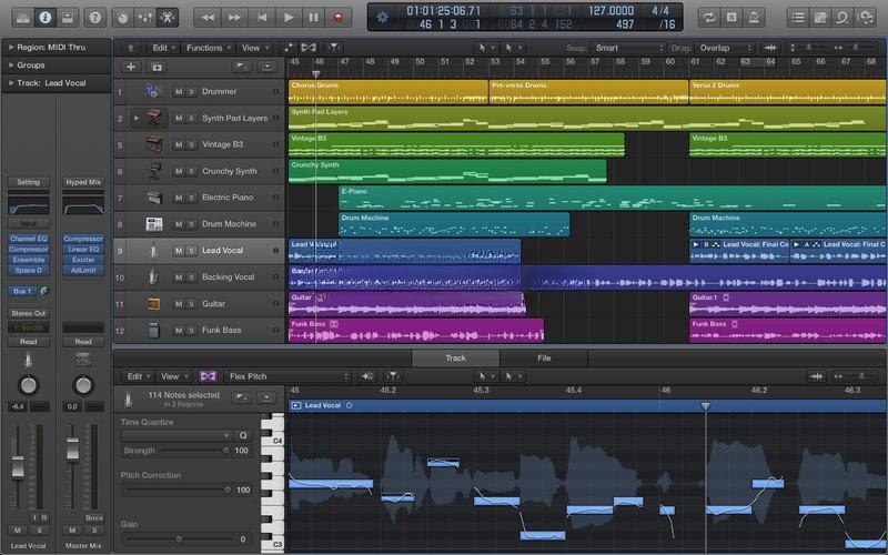 Apple Logic Pro X 10.7.4 Multilingual MacOSX-音乐制作资源网音频科学网