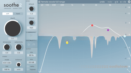 动态共振抑制器 – Oeksound Soothe2 v1.1.2 [WiN]-音乐制作资源网音频科学网