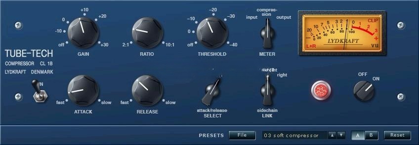 经典压缩器 – Softube Tube-Tech CL 1B Mk II v2.5.9 [WiN]-音乐制作资源网音频科学网