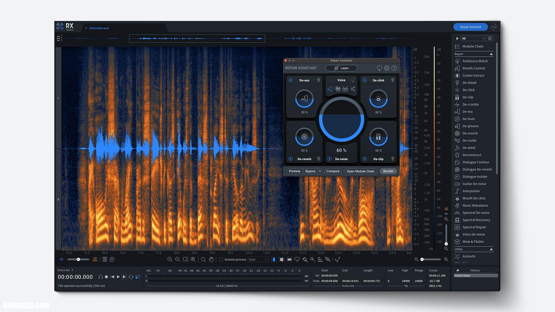 臭氧音频修复套装iZotope RX 10 Audio Editor Advanced v10.3.0 MacOS/ WIN-音乐制作资源网音频科学网