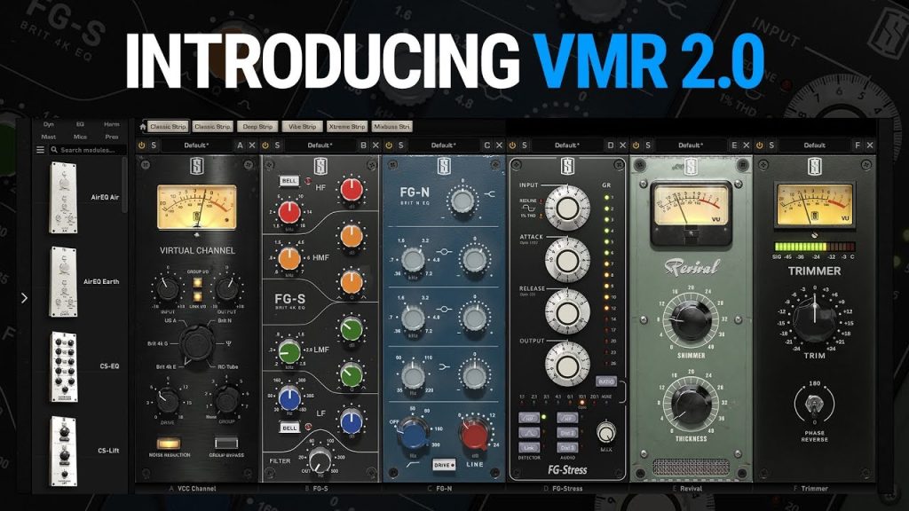 板岩最猛通道条VMR！Slate Digital Virtual Mix Rack Complete v2.6.4.0 WIN版-音乐制作资源网音频科学网