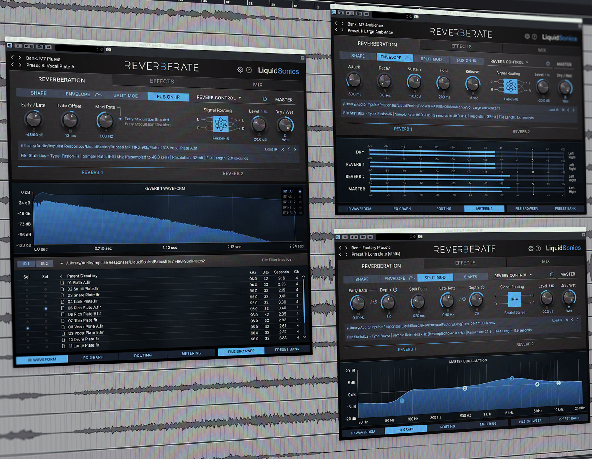 第七天堂 回旋之音混响LiquidSonics Reverberate v3.1.2 WIN版-音乐制作资源网音频科学网