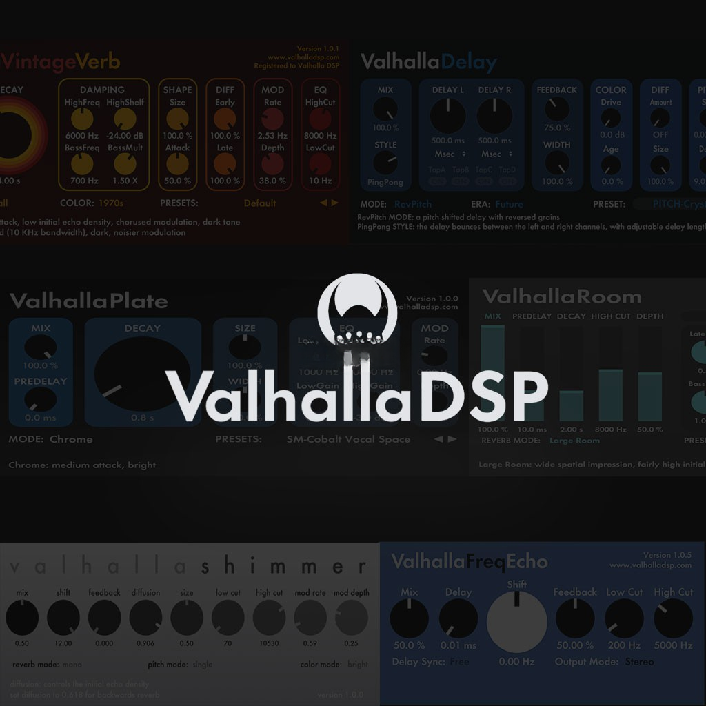 哇哈拉混响合集！ValhallaDSP bundle 2023.12 MACOS（支持intel & M系列）-音乐制作资源网音频科学网