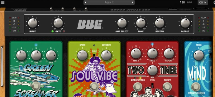 吉他建模放大效果器 BBE Sound Stomp Board v1.4.0 WIN版-音乐制作资源网音频科学网