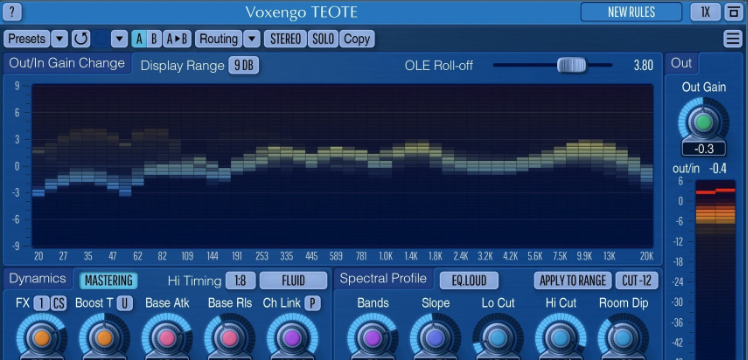 母带均衡效果器！Voxengo TEOTE v1.12 WiN版-音乐制作资源网音频科学网