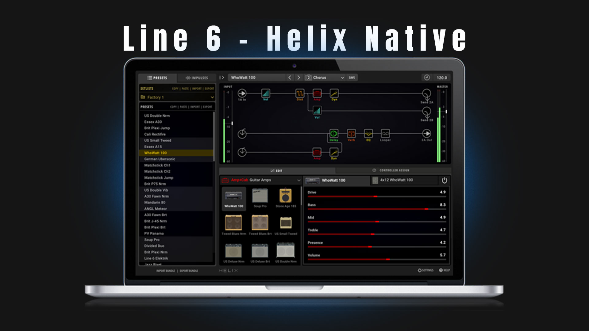 吉他效果器 Line 6 Helix Native v3.50 WIN版-音乐制作资源网音频科学网