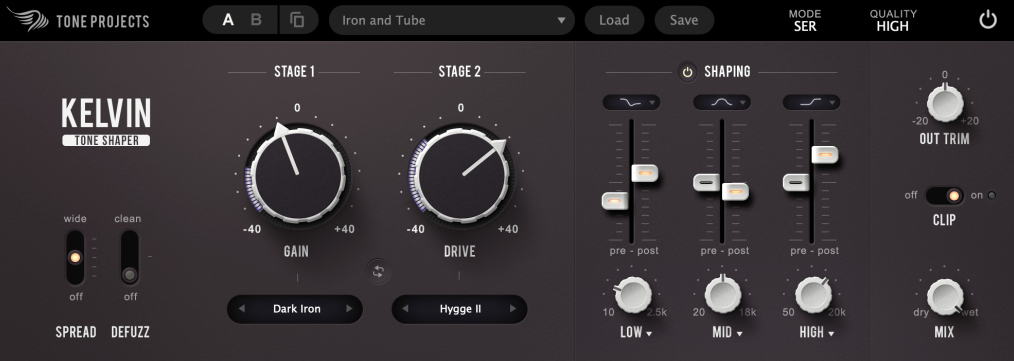 母带饱和度插件 Tone Projects Kelvin v1.5.2 WIN&MAC-音乐制作资源网音频科学网