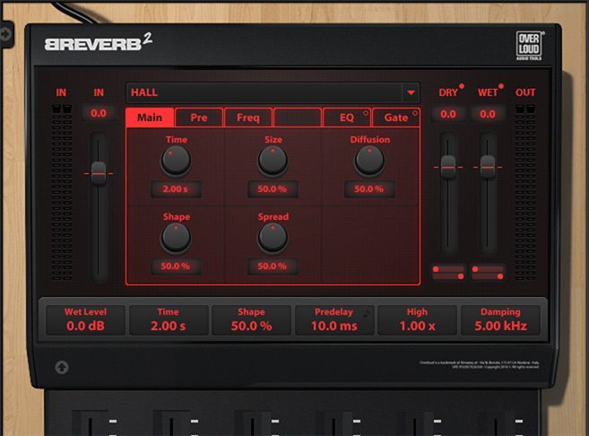 经典混响效果器！Overloud BREVERB 2 v2.1.15 WIN&MAC-音乐制作资源网音频科学网