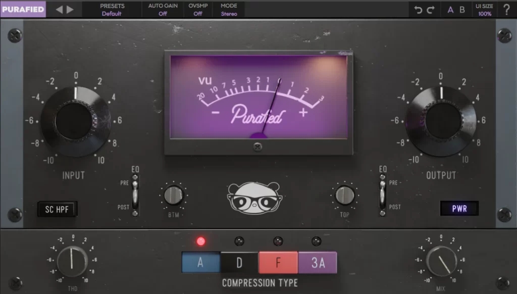 传奇压缩机！Purafied VU Compressor v1.0.6 WiN&MAC-音乐制作资源网音频科学网