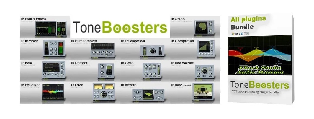 音频效果器插件包 ToneBoosters Plugin Bundle v1.6.7 WIN&MAC-音乐制作资源网音频科学网