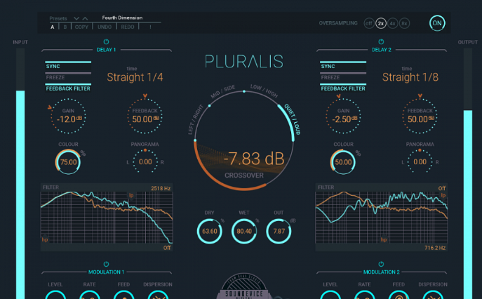 专业延迟效果器！Soundevice Digital Pluralis v1.2 一键安装WIN版-音乐制作资源网音频科学网