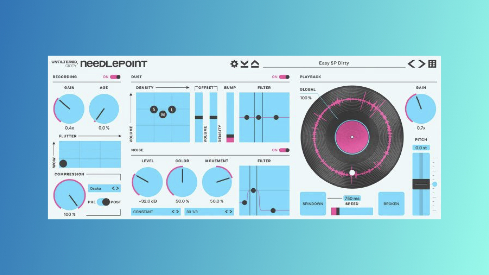 黑胶仿真插件 Plugin Alliance Unfiltered Audio – Needlepoint v1.0 WIN版-音乐制作资源网音频科学网