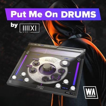 鼓效果器 – W.A. Production Put Me On Drums 1.0.2 WIN-音乐制作资源网音频科学网