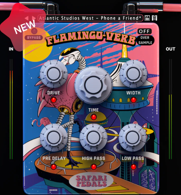 狂野混响效果器！Safari Pedals Flamingo Verb v1.13.6 WiN&MAC-音乐制作资源网音频科学网