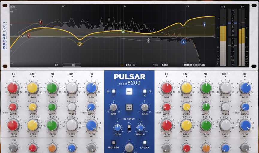 模拟传奇8200 EQ效果器！Pulsar Audio Pulsar 8200 v1.0.6 WIN版-音乐制作资源网音频科学网