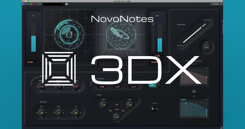 3D声场插件！NovoNotes 3DX v1.6.1 WIN版-音乐制作资源网音频科学网