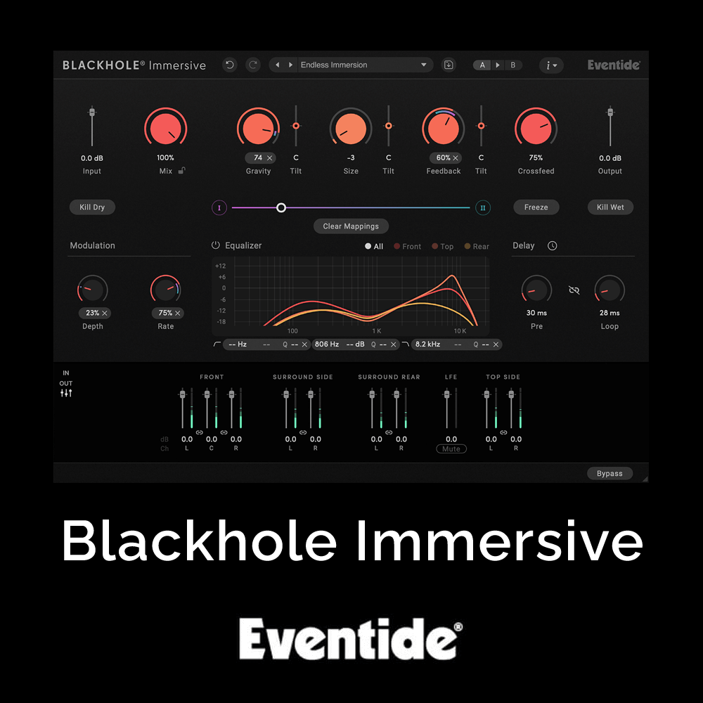 黑洞插件全景声版！Eventide Blackhole Immersive v1.0.1 WIN版-音乐制作资源网音频科学网