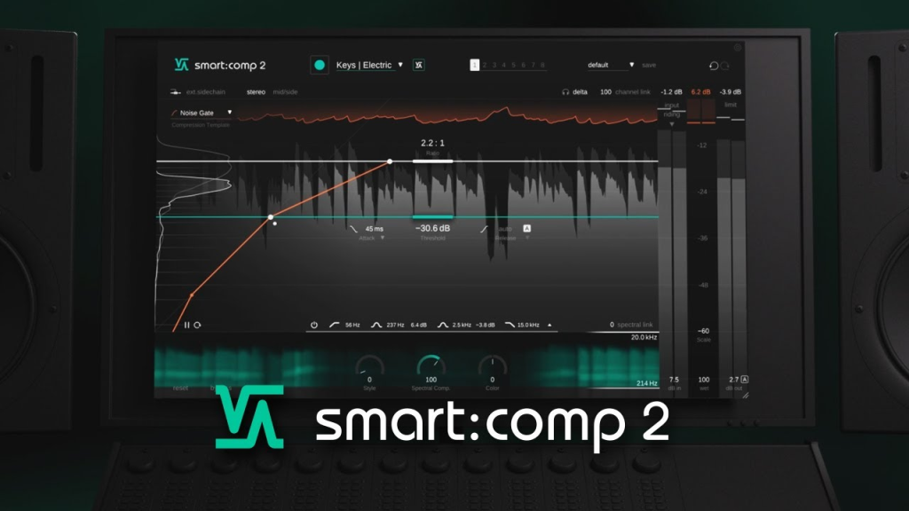 智能动态压缩效果器！Sonible Smartcomp 2 v1.0.3 WIN&MAC-音乐制作资源网音频科学网