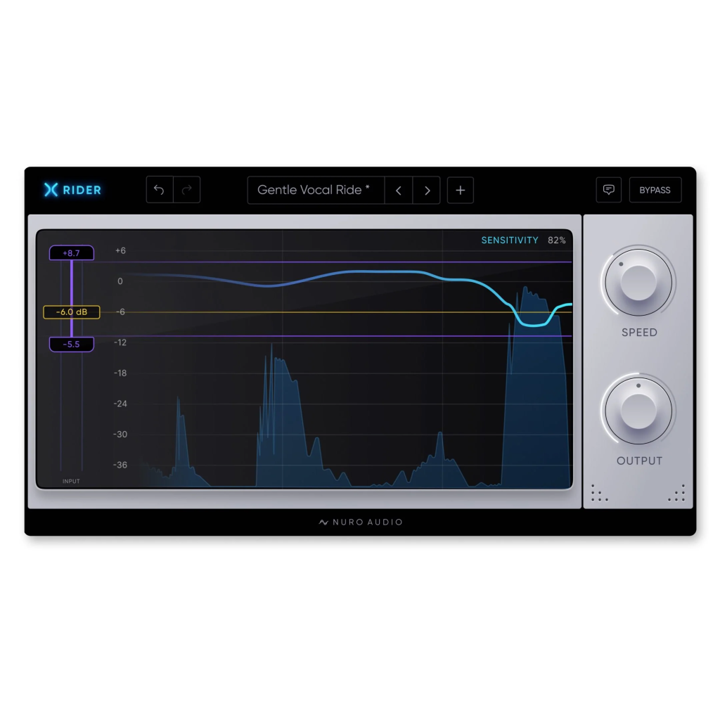 智能人声响度效果器！Nuro Audio Xrider v1.0.1 WIN版-音乐制作资源网音频科学网
