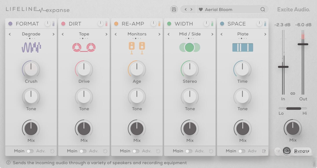 多重效果音频插件！Excite Audio Lifeline Expanse v1.1.6.0 WIN版-音乐制作资源网音频科学网