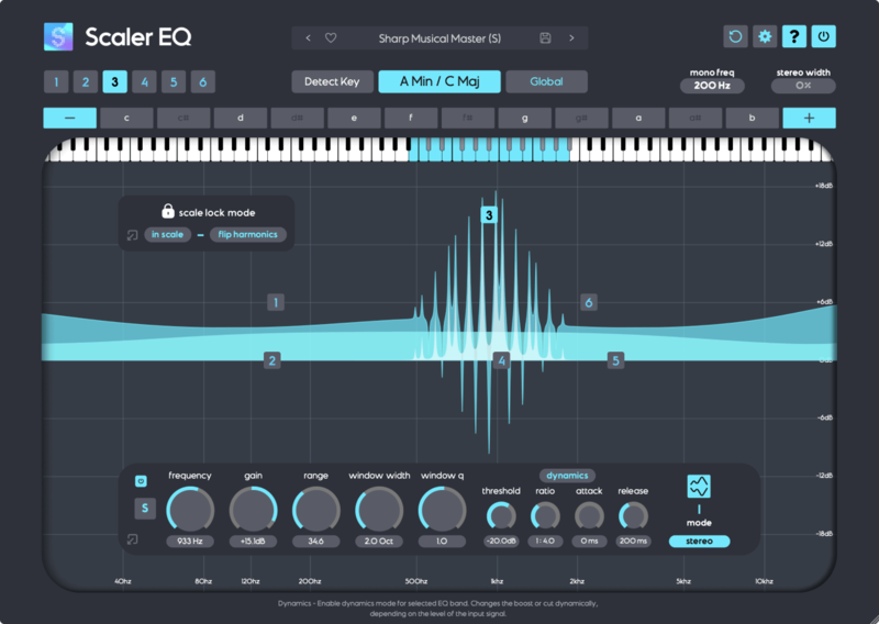 超现代EQ效果器！Plugin Boutique Scaler EQ v1.0.0 Regged WIN&MAC-音乐制作资源网音频科学网