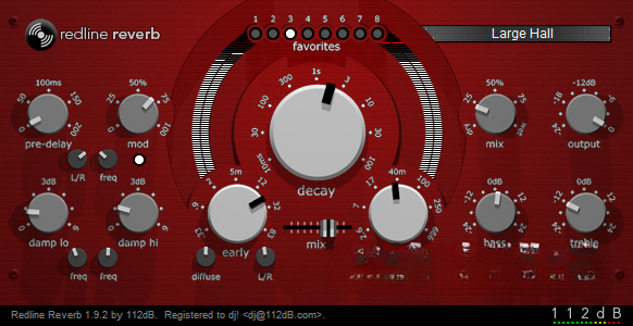 数字混响效果器！112dB Redline Reverb 2 v1.0.0 WiN版（更新为R2R版）-音乐制作资源网音频科学网