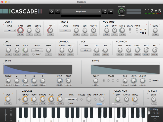 80年代复古延迟效果器！112dB Cascade v1.3.0 WIN版-音乐制作资源网音频科学网