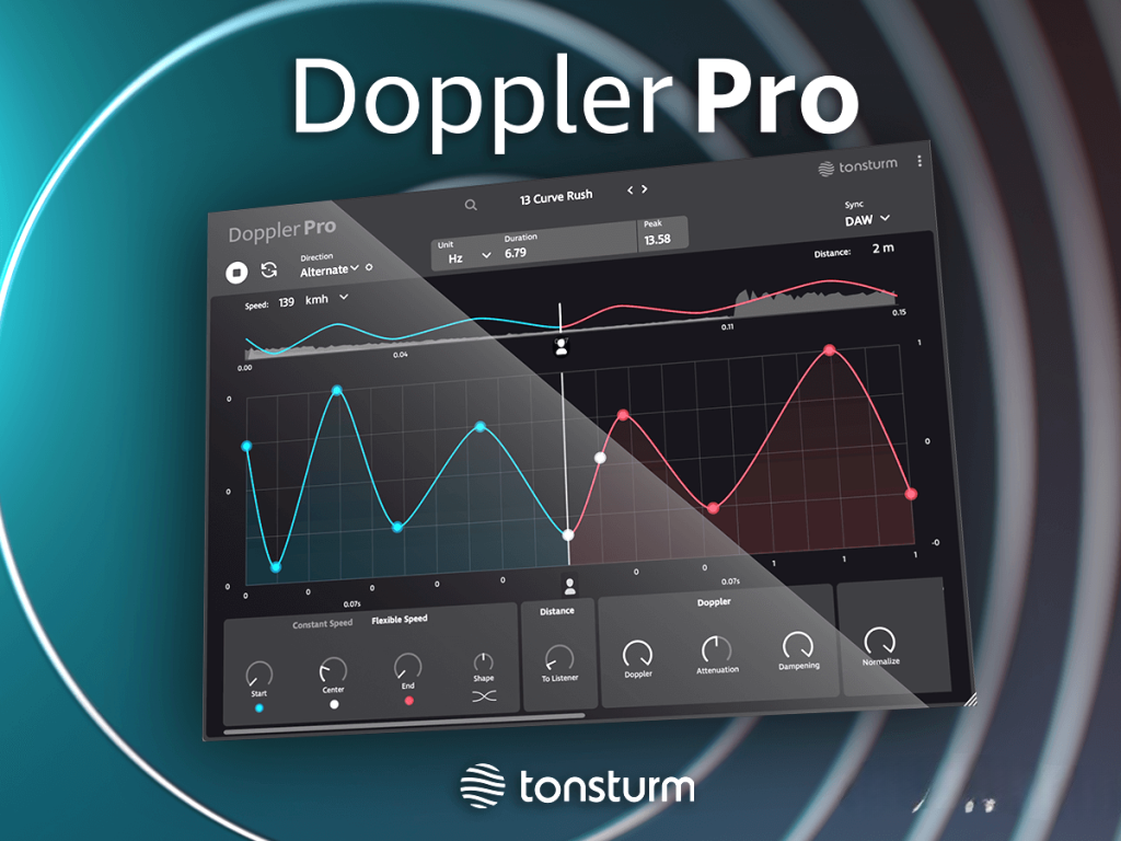 高级多普勒效果器！TONSTRUM DopplerPRO v1.0.0 WIN版-音乐制作资源网音频科学网