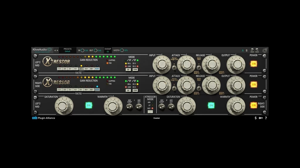 精致压缩效果器！Plugin Alliance Kiive Xtressor v1.0.1 WIN&MAC-音乐制作资源网音频科学网