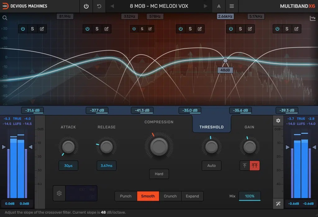 多频段动态压缩处理效果器 – Devious Machines Multiband X6 1.0.35 WIN-音乐制作资源网音频科学网