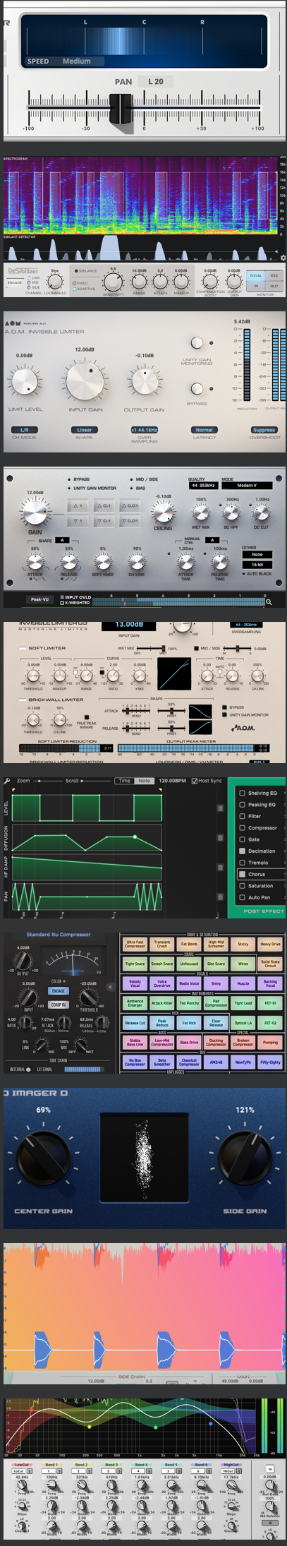 AOM混音插件全家桶AOM Factory – Total Bundle v1.17.2/WIN-音乐制作资源网音频科学网