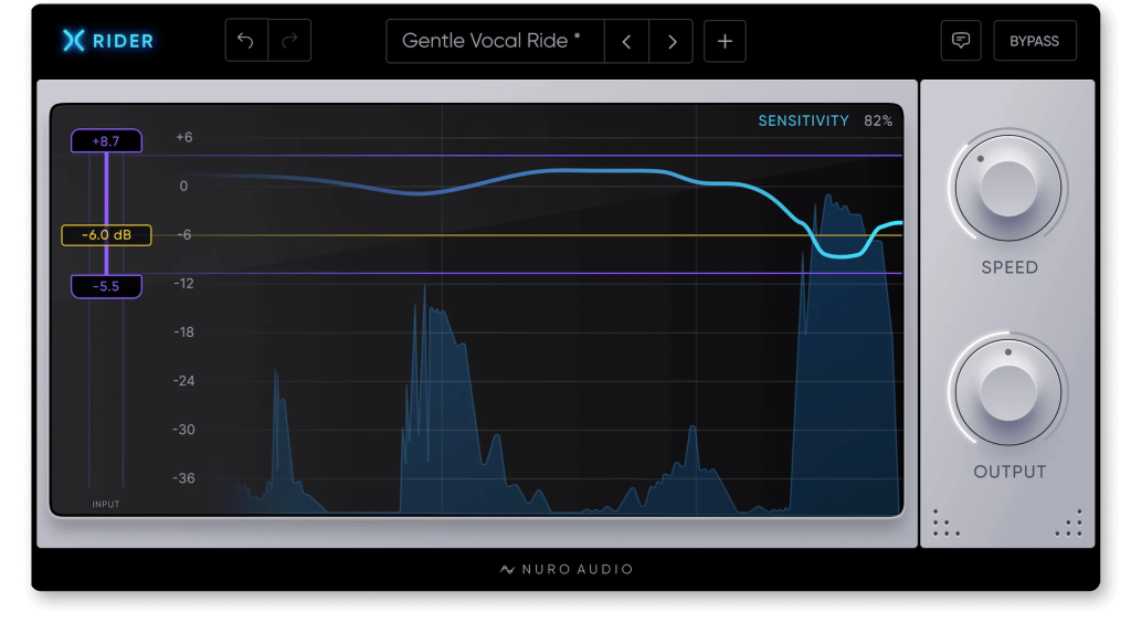 智能响度效果器！Nuro Audio Xrider v1.0.1 MAC U2B-音乐制作资源网音频科学网