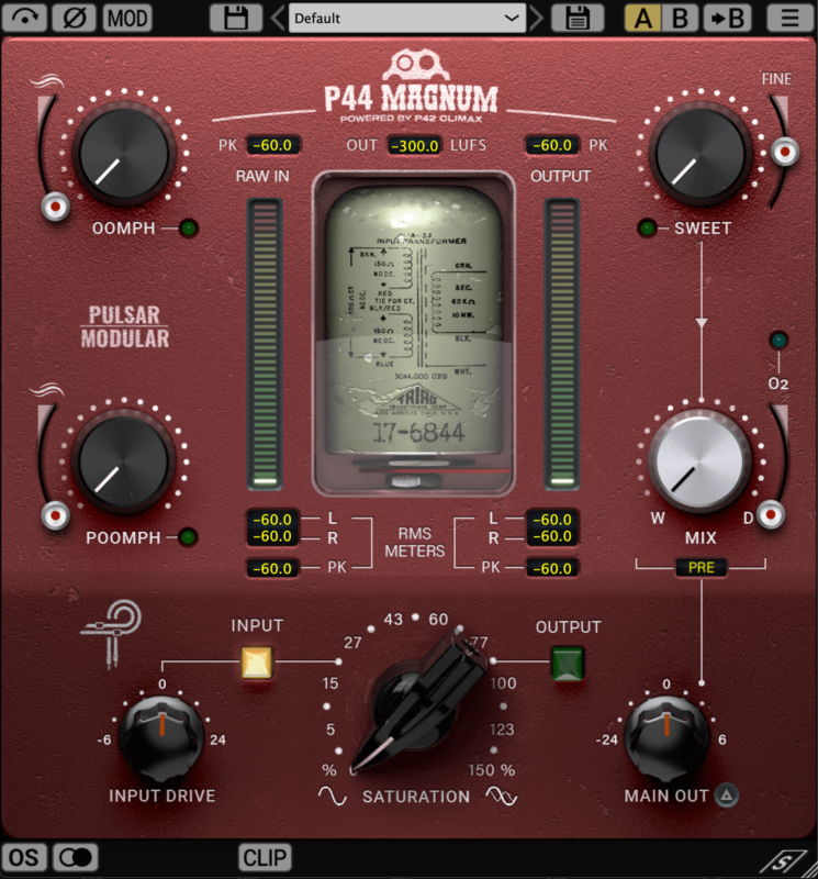 总线染色饱和效果器！Pulsar Modular P44 Magnum v1.1.0 WIN&MAC U2B-音乐制作资源网音频科学网