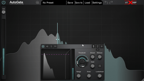 自动门滤波器插件 – aiXdsp AutoGate v1.0.4 WiN-音乐制作资源网音频科学网