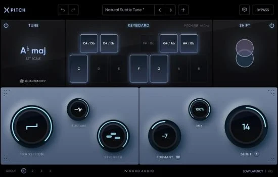 Nuro Audio Xpitch 1.0.2 WIN-音乐制作资源网音频科学网