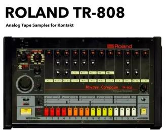 经典808鼓 PastToFutureReverbs Roland TR-808 Tape Samples for KONTAKT! KONTAKT WAV-音乐制作资源网音频科学网