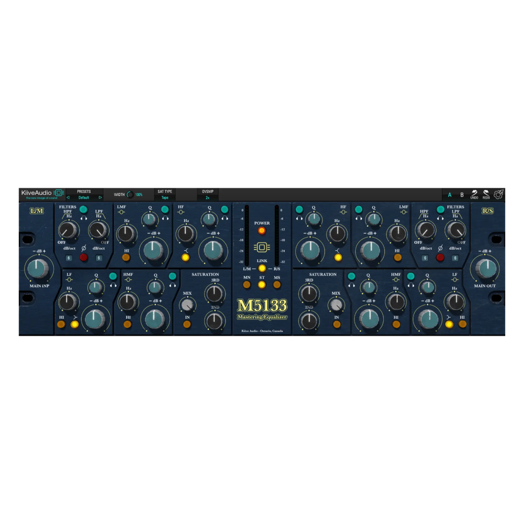 传奇母带建模均衡效果器！Kiive Audio M5133 Mastering Equalizer v1.0.0 WIN&MAC-音乐制作资源网音频科学网