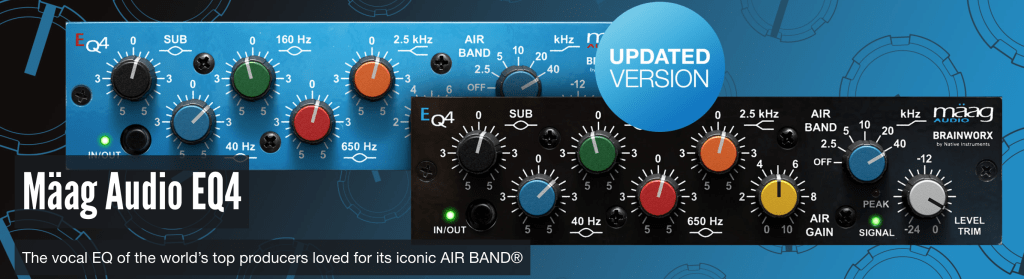加入暗黑皮肤的高频激励均衡效果器！Plugin Alliance Maag EQ4 v.1.16.1 WIN&MAC U2B（附安装教程-音乐制作资源网音频科学网