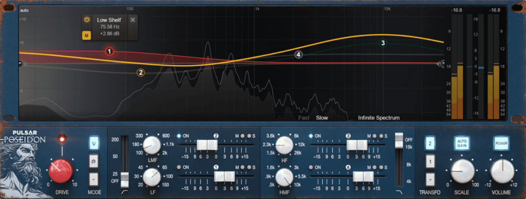 神话级狂野EQ效果器！Pulsar Audio Pulsar Poseidon v1.0.6 WIN版-音乐制作资源网音频科学网