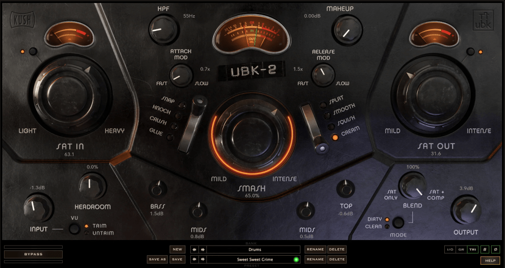 经典压缩效果器！Kush Audio UBK-2 v1.0.1 WIN&MAC-音乐制作资源网音频科学网